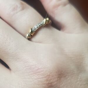 David Yurman Petite Helena Wrap Band Ring Size 7